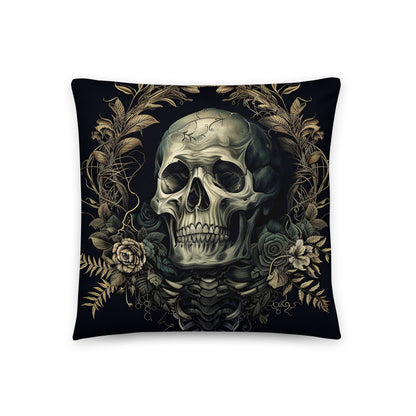 Gothic Skull Cushion